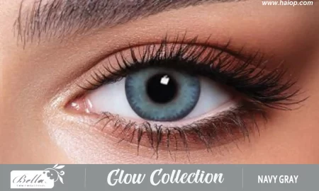Shopping Cart Bella Glow Collection Navy Gray