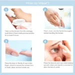 Contact lens handeling