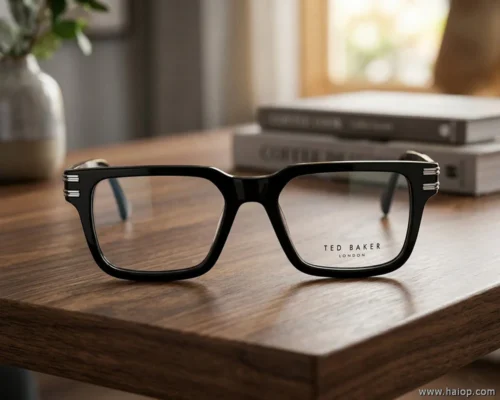Ted Baker prescription glasses black square frame designer eyewear frames